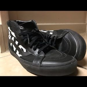 Men’s Vans Sk8-High Reissue- Black & White (11.5)